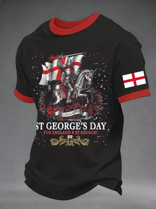 Men's St George's Day short sleeves t-shirt