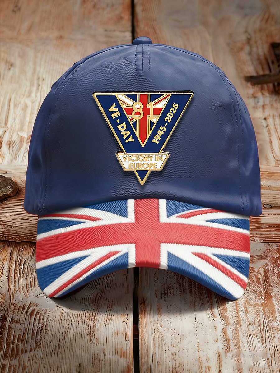 Unisex Victory In Europe Day Print Hat