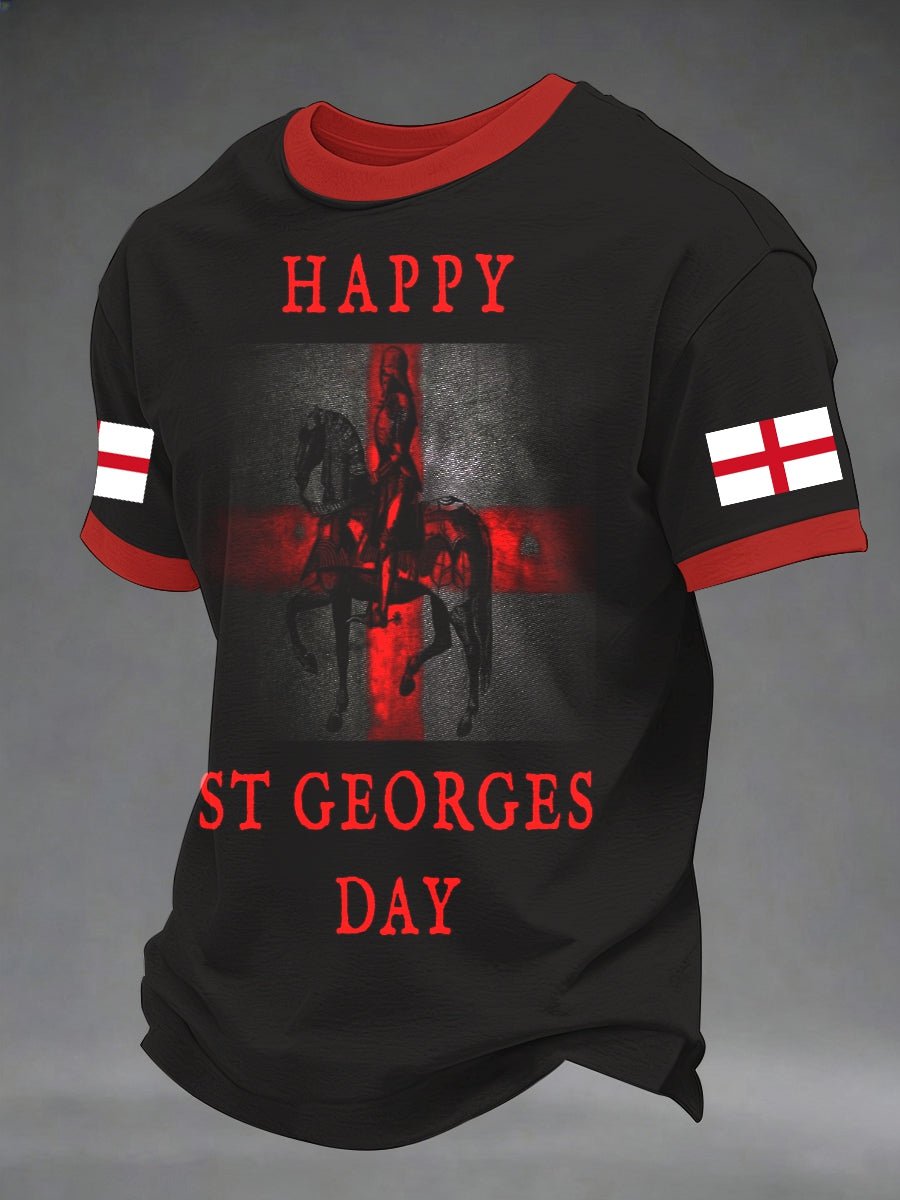 Men's St George's Day short sleeves t-shirt