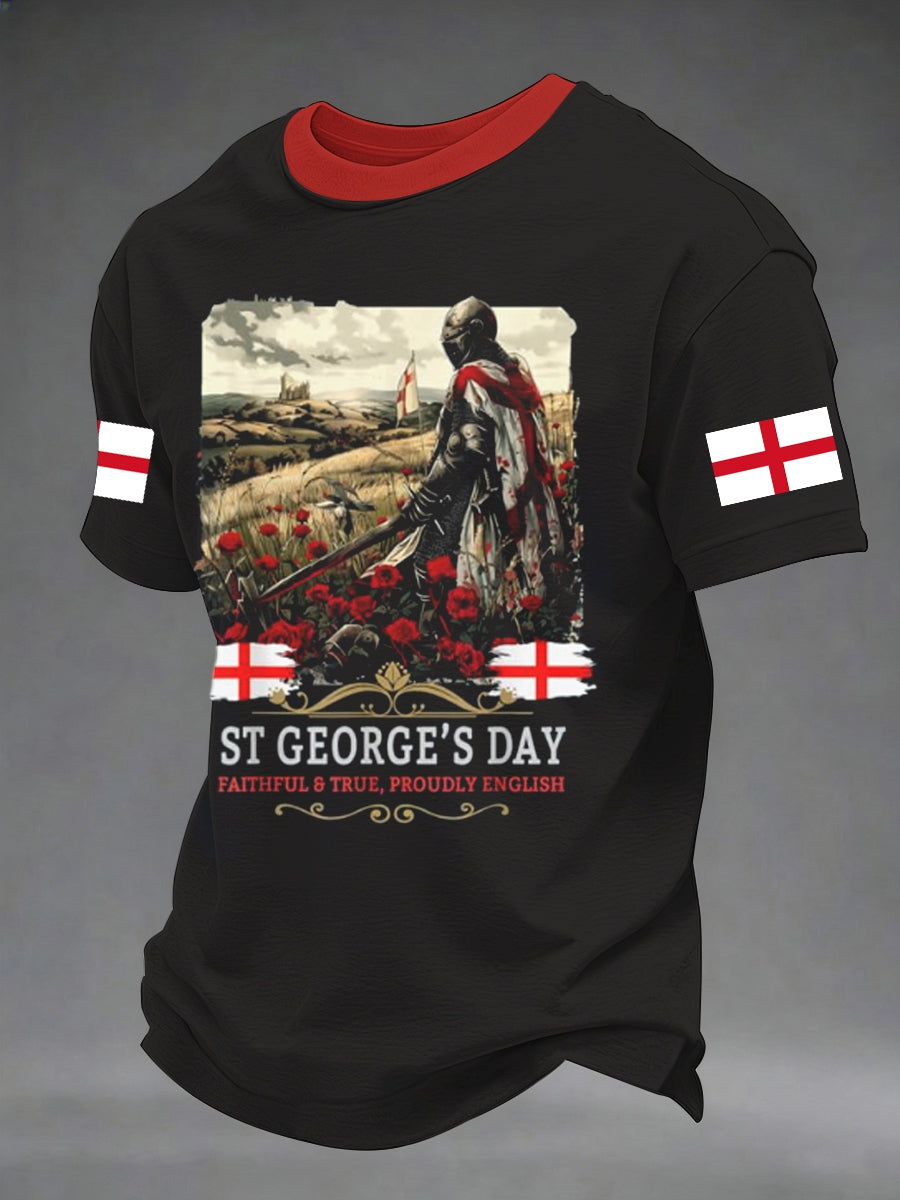 Men's St George's Day short sleeves t-shirt