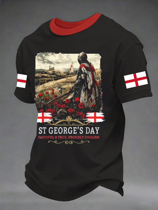 Men's St George's Day short sleeves t-shirt