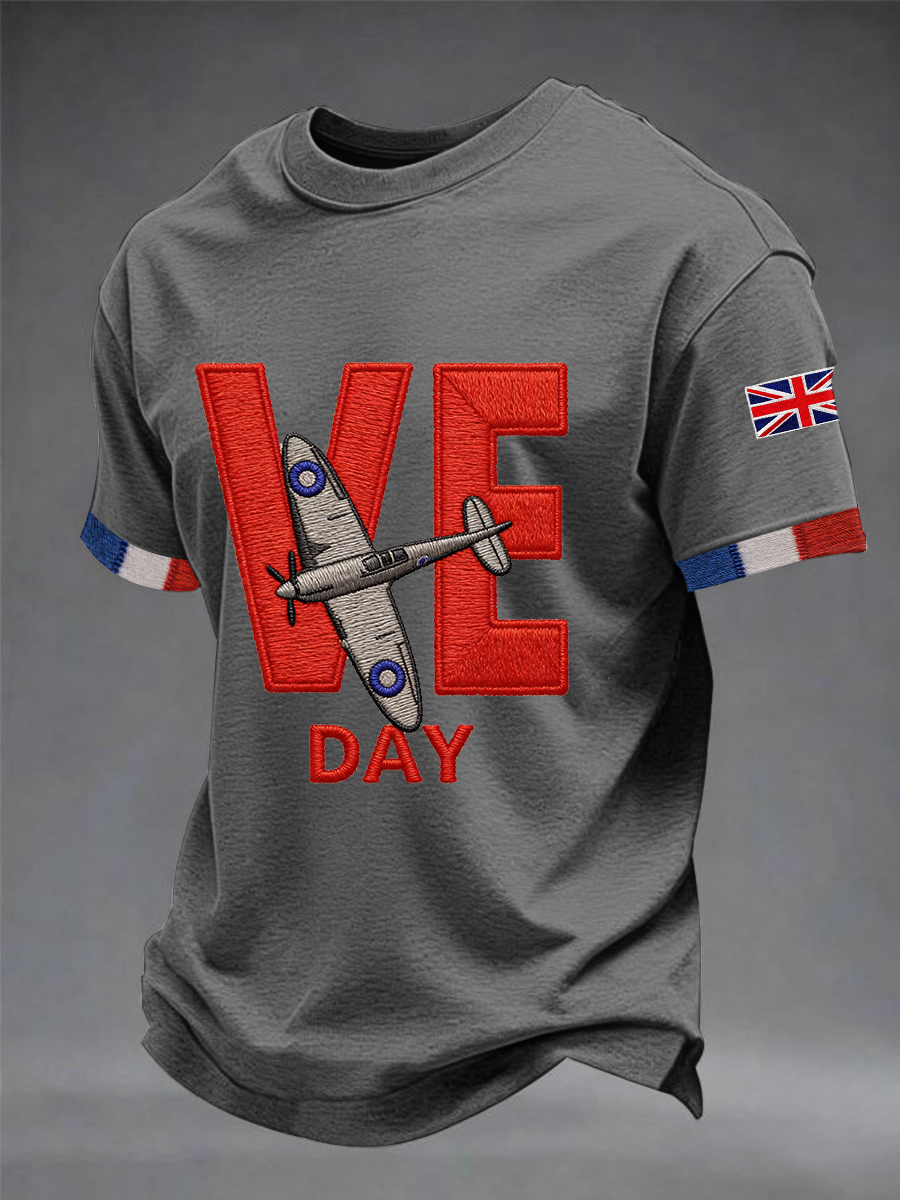 Men's Victory In Europe Day Short Sleeves T-shirt