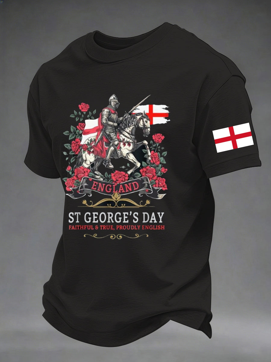 Men's St George's Day short sleeves t-shirt