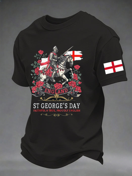 Men's St George's Day short sleeves t-shirt