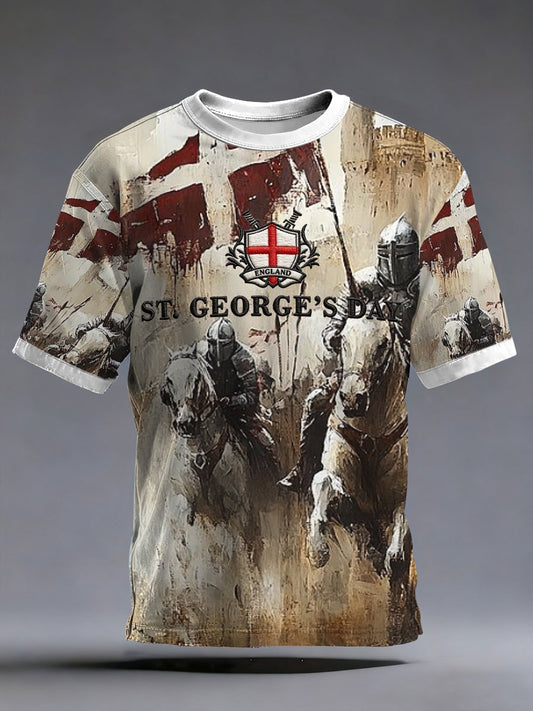 Men's St George's Day short sleeves t-shirt