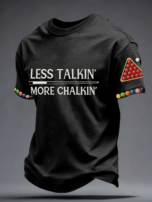 Men's Snooker Lover Printed T-Shirt