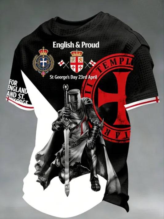 Men's St George's Day Waffle Short Sleeve Tee