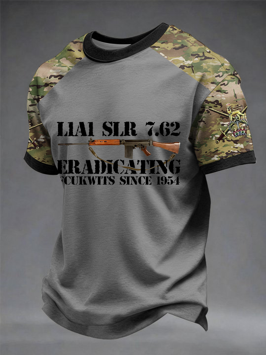 Men's british soldier short sleeves t-shirt