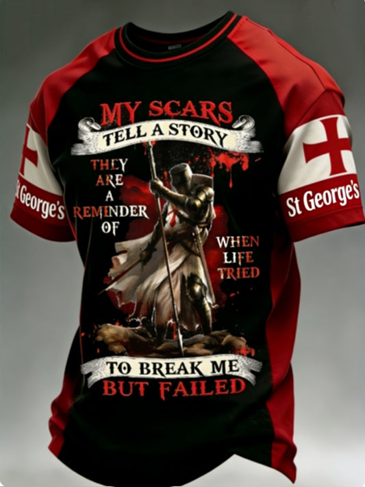 Men's St George's Day Waffle Short Sleeve Tee