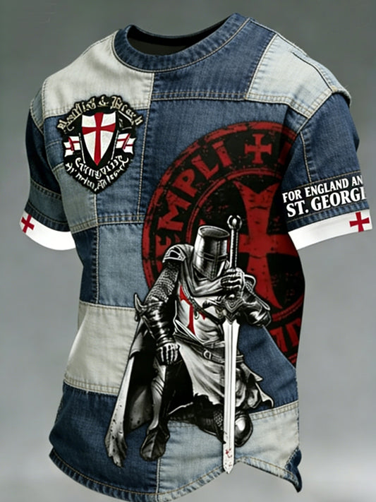 Men's St George's Day Casual Short-Sleeve Tee