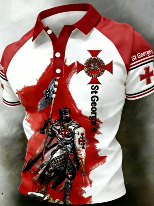 Men's St George's Day polo shirt