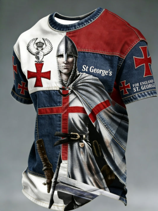 Men's St George's Day Casual Short-Sleeve Tee