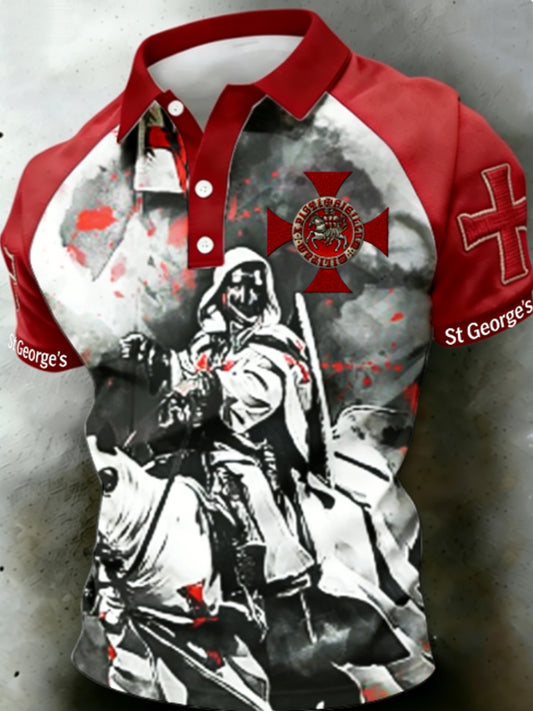 Men's St George's Day polo shirt