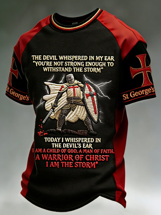 Men's St George's Day Waffle Short Sleeve Tee