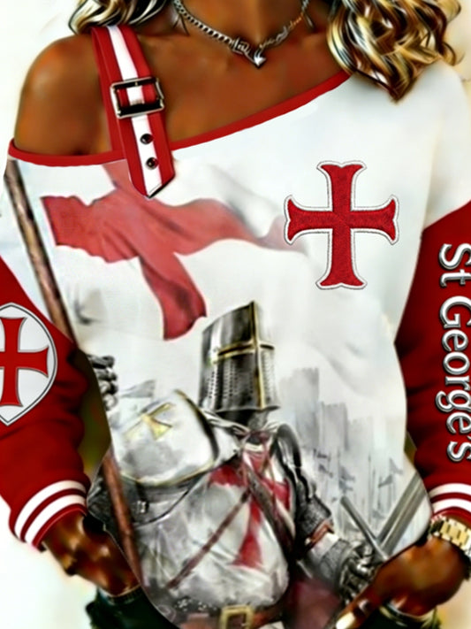 Women's st george's day Sweatshirt