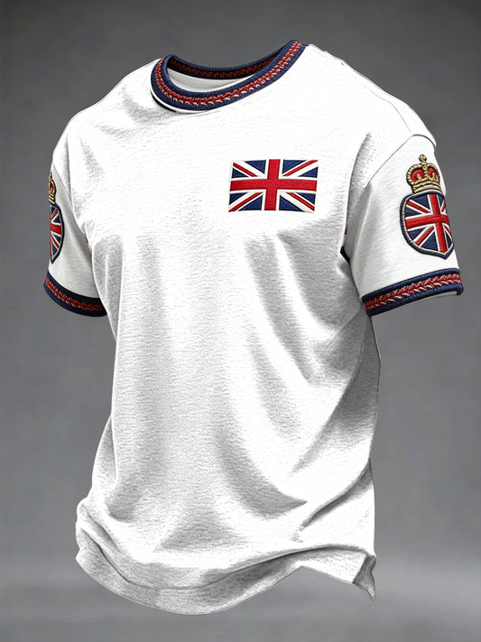 Men's British Style Printed T-shirt