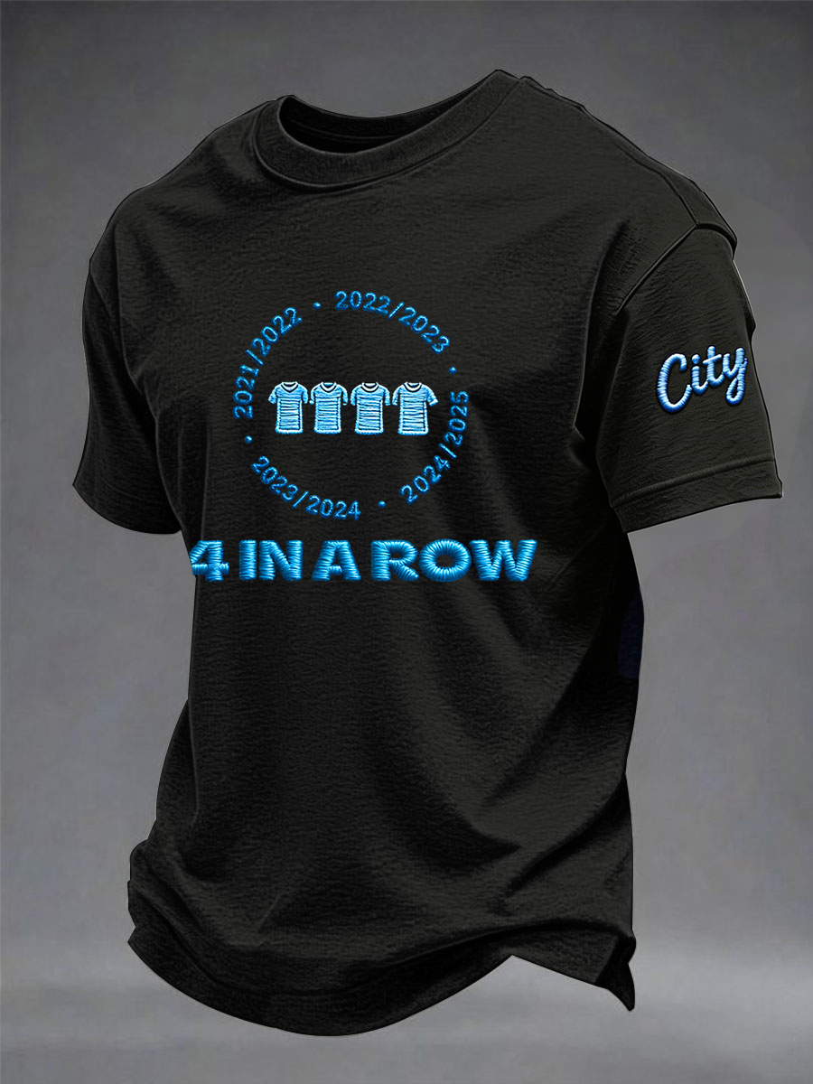 Men's Football Short-sleeved T-shirt