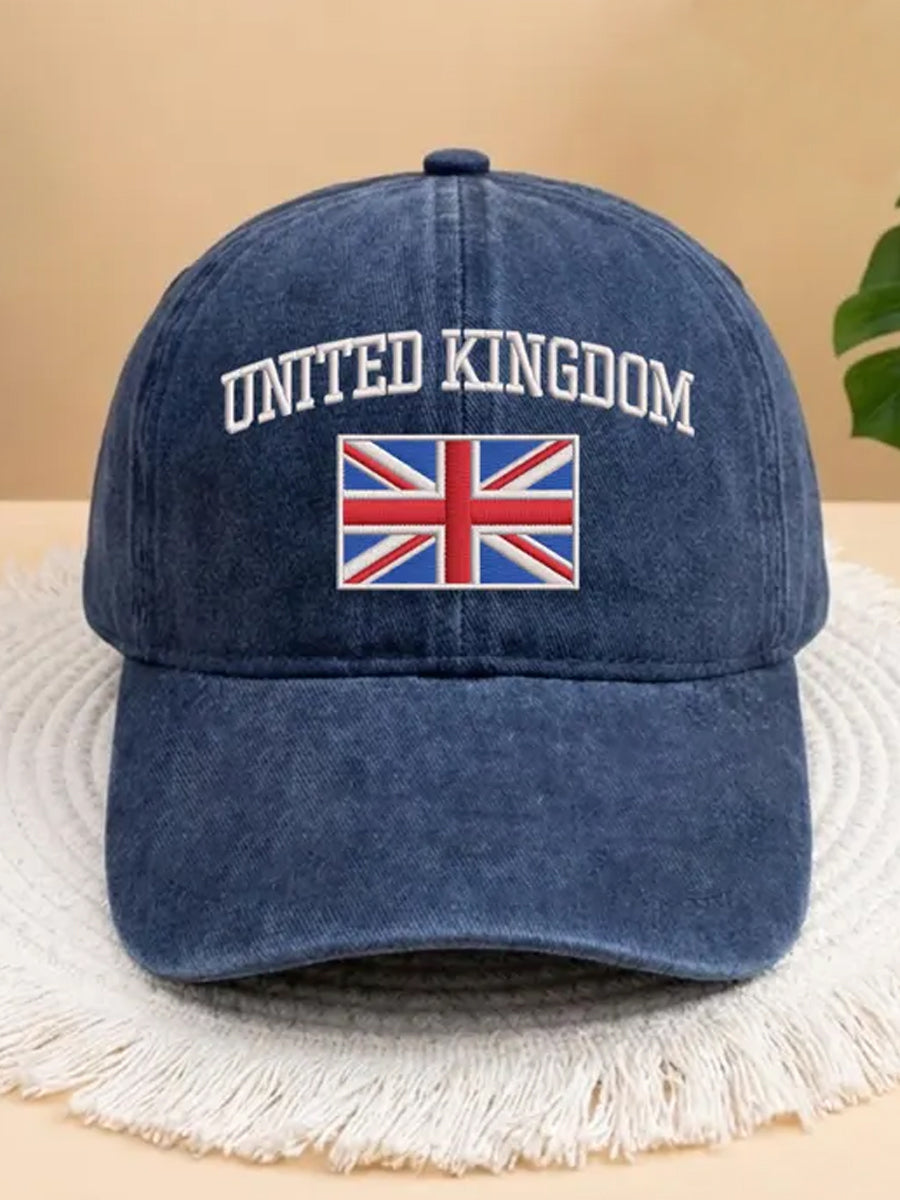 Unisex UK Flag  Printed  Hat