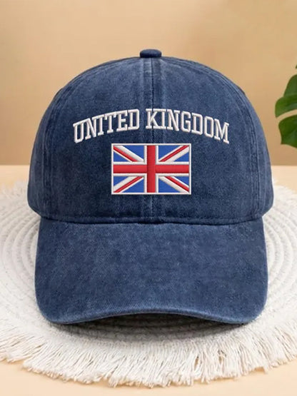 Unisex UK Flag  Printed  Hat