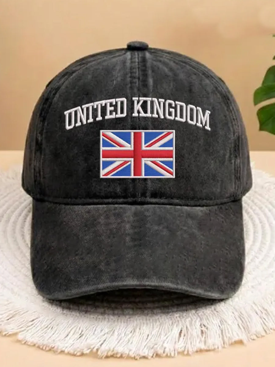 Unisex UK Flag  Printed  Hat
