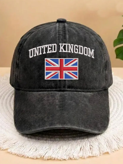 Unisex UK Flag  Printed  Hat
