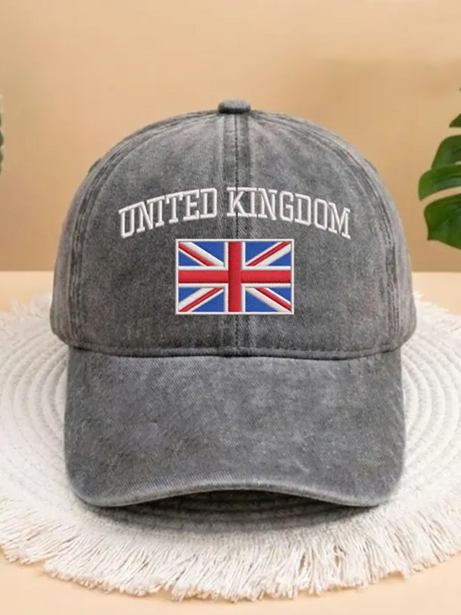 Unisex UK Flag  Printed  Hat