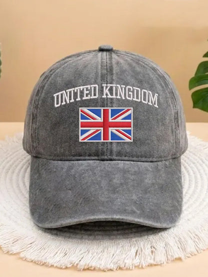 Unisex UK Flag  Printed  Hat