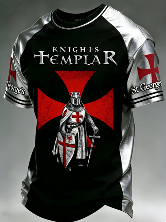 Men's St George's Day Casual Short Sleeves Tee