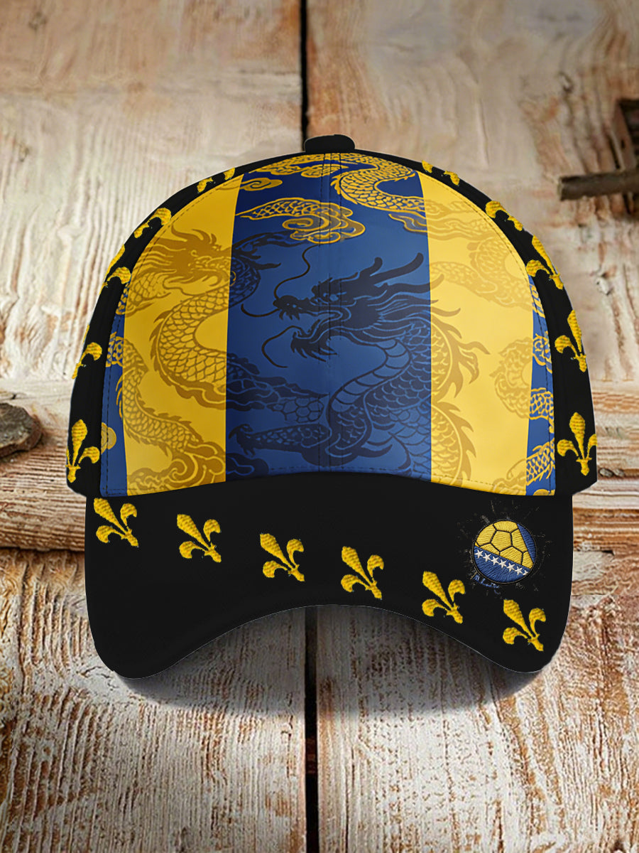 Unisex Bosnia ZMAJEVI Football Lover Printed Hat