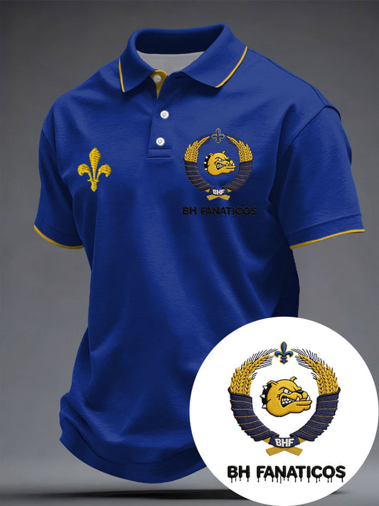 Men's Bosnia Football Lover ZMAJEVI Printed Casual Tops