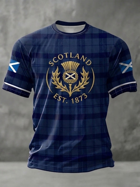 Unisex UK Scotland Football Lover 2026 Printed T-shirt