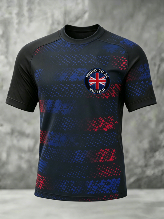 Men's Proud To Be British Printed short sleeve t-shirt