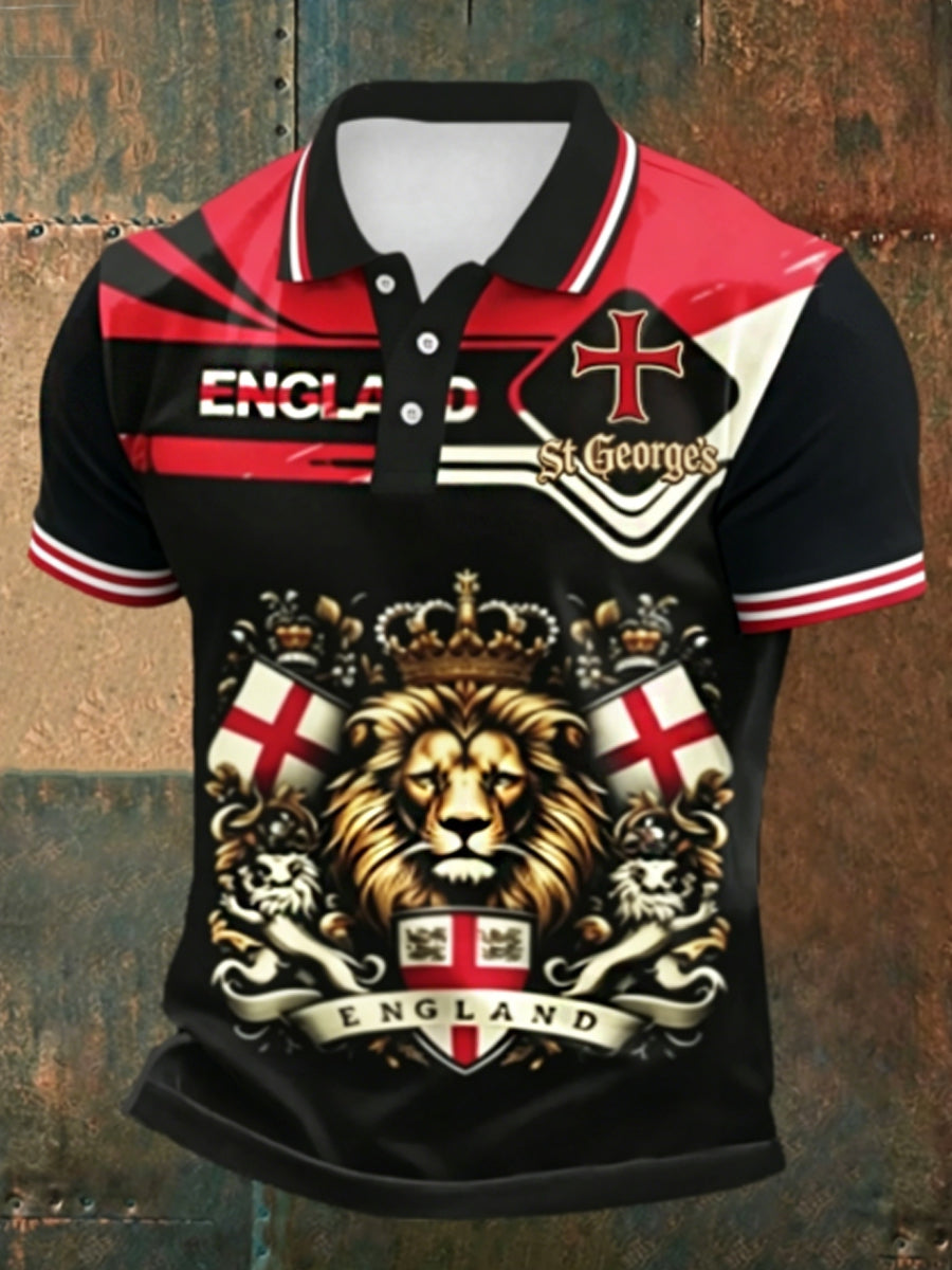 Men's St George's Day polo shirt