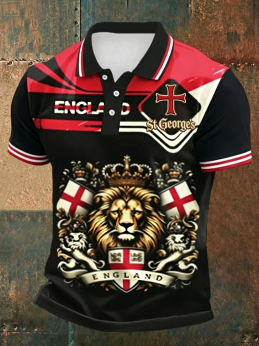 Men's St George's Day polo shirt