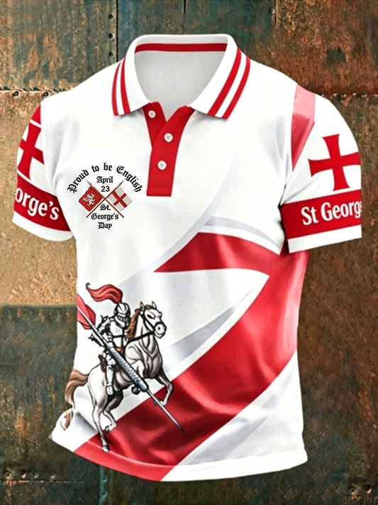 Men's St George's Day polo shirt