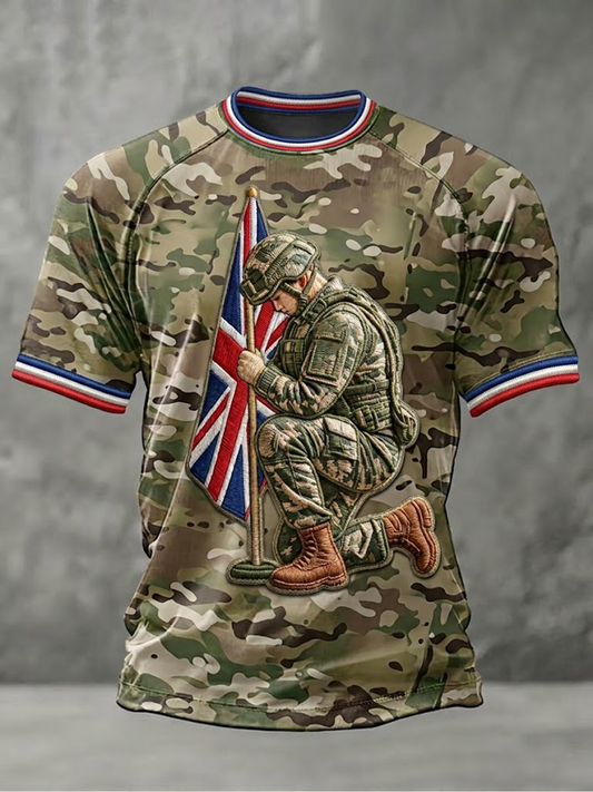 Men's British Soldier Short Sleeves T-shirt