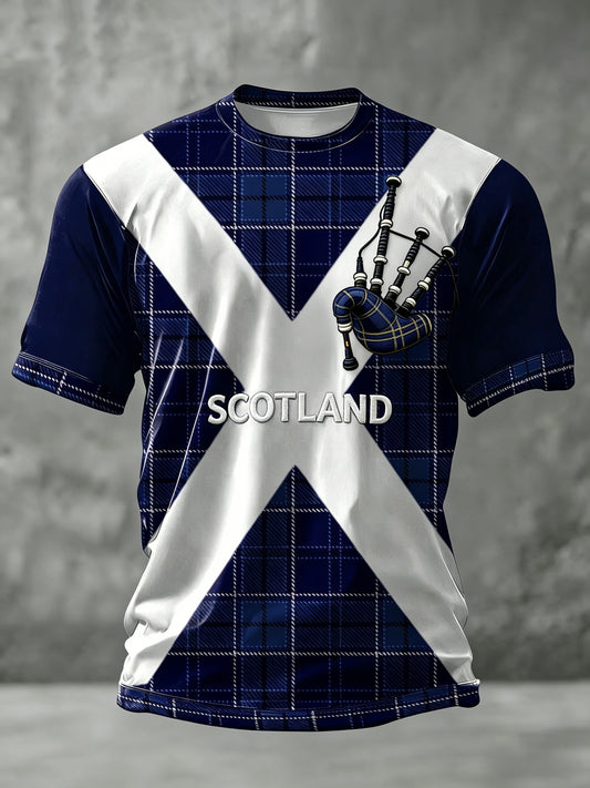 Unisex UK Scotland Football Lover 2026 Printed T-shirt