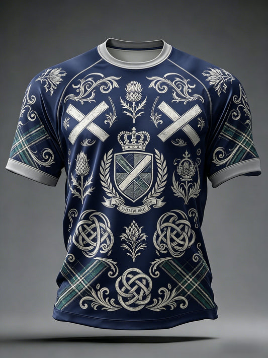 Unisex UK Scotland Football Lover 2026 Printed T-shirt