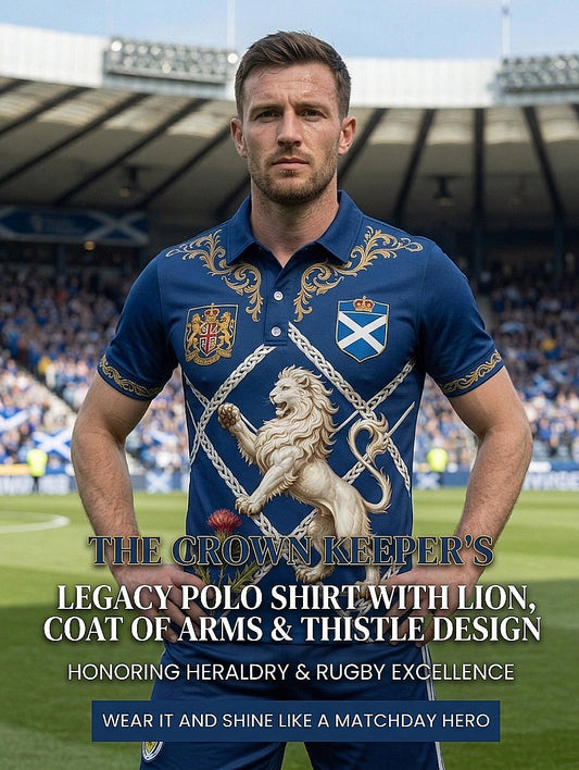 Men's UK Scotland Football Lover 2026 Printed T-shirt