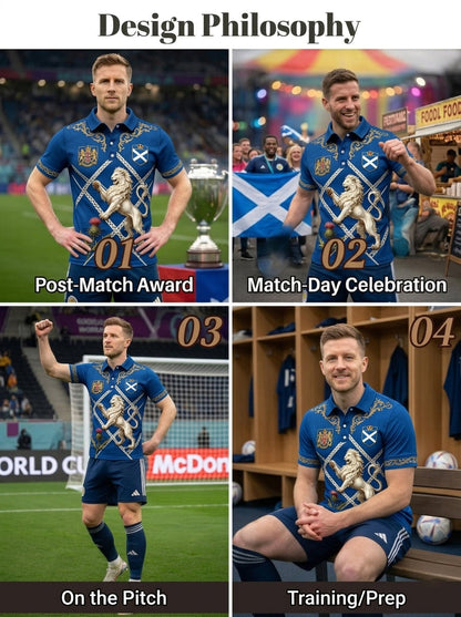 Men's UK Scotland Football Lover 2026 Printed T-shirt