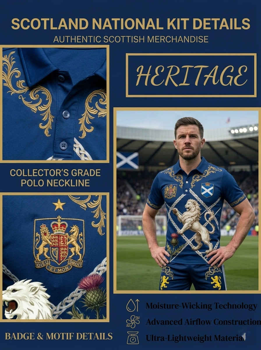 Men's UK Scotland Football Lover 2026 Printed T-shirt