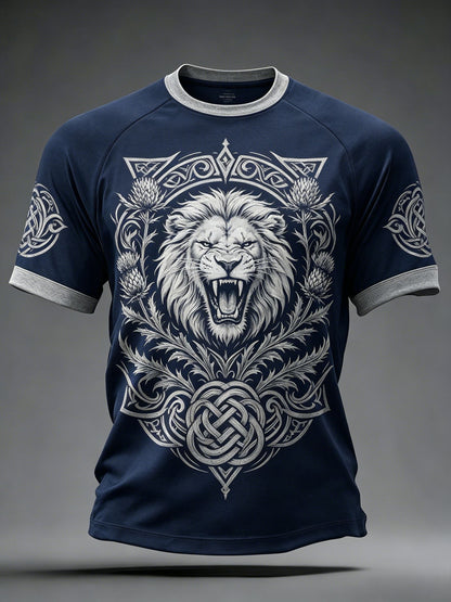 Men's UK Scotland Football Lover 2026 Printed T-shirt