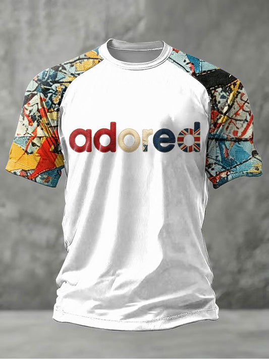 Men's Adored printed short sleeve t-shirt