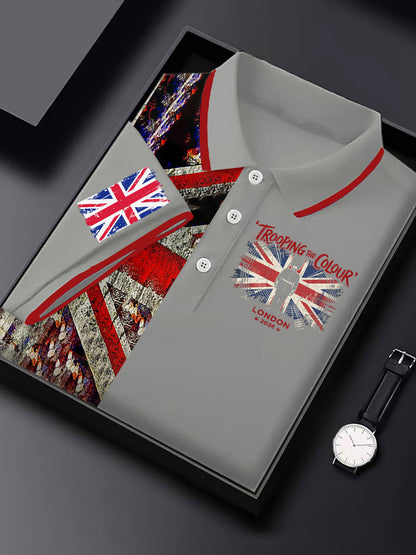 Men's King's Official Birthday Trooping The Colour Printed Shirt