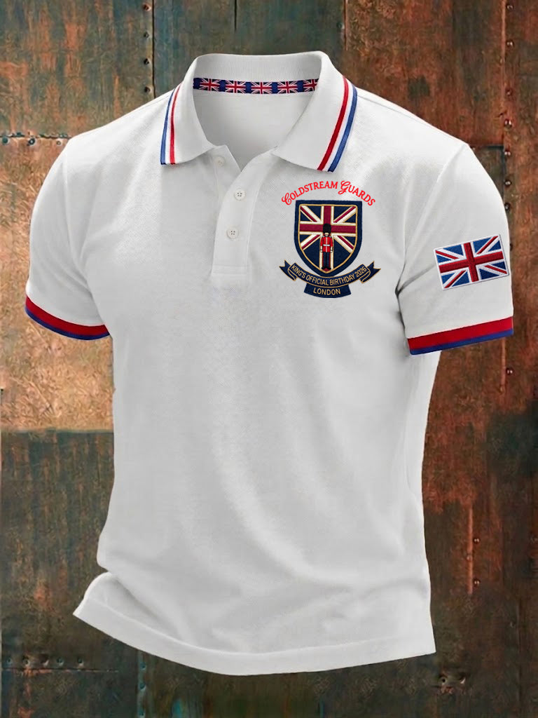 Men's King's Official Birthday Trooping The Colour Printed Shirt