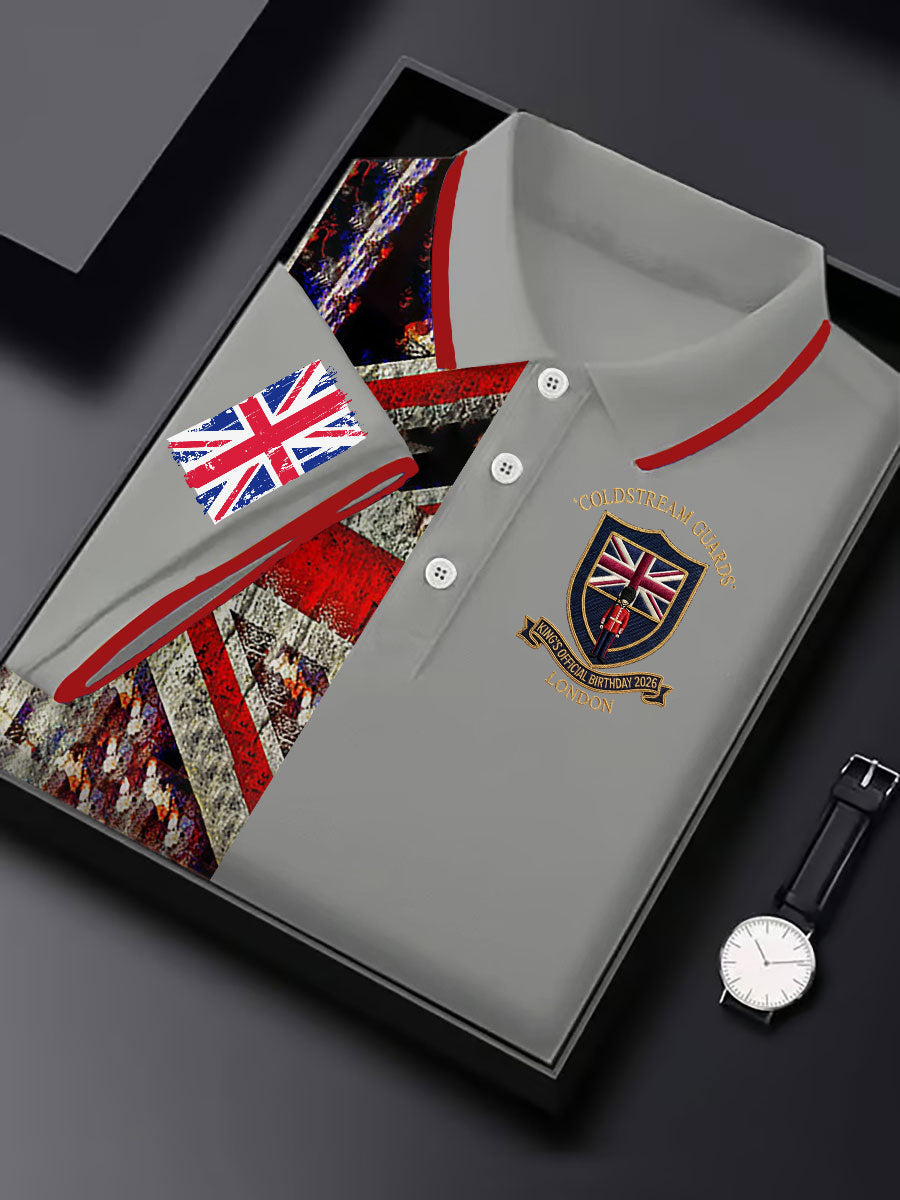 Men's King's Official Birthday Trooping The Colour Printed Shirt