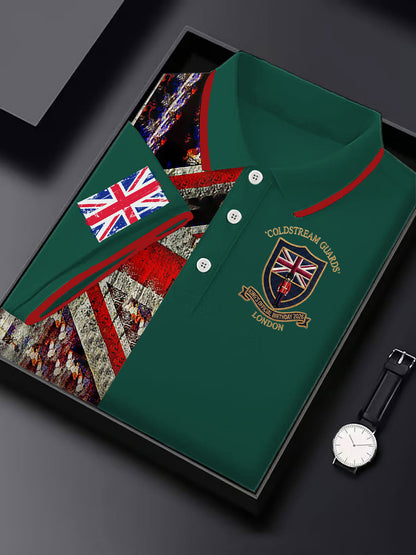 Men's King's Official Birthday Trooping The Colour Printed Shirt