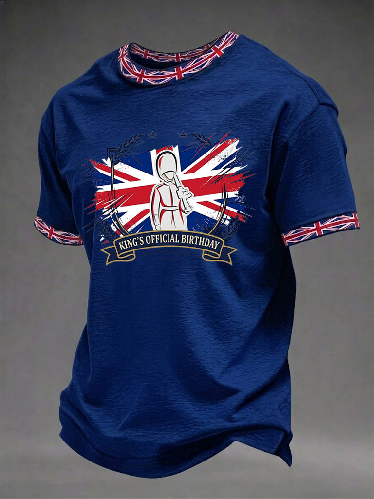 Men's King's Official Birthday Trooping The Colour Printed T-shirt