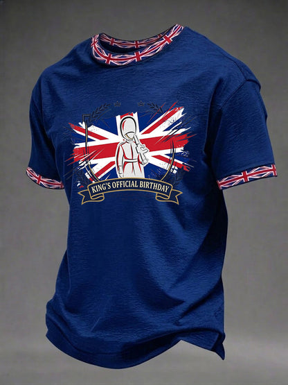 Men's King's Official Birthday Trooping The Colour Printed T-shirt