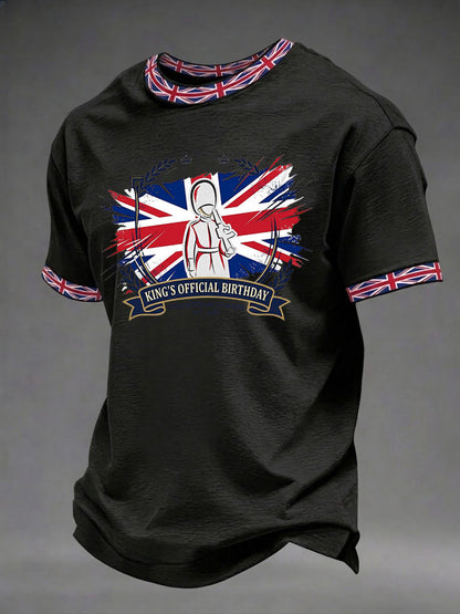 Men's King's Official Birthday Trooping The Colour Printed T-shirt